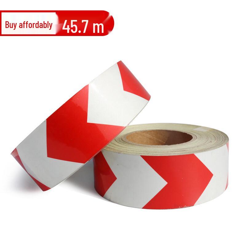 Moufou Reflective Directional Arrow Safety Tape 5cm x 45.7m