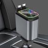 Car Charger 180 Degree Adjustable Car Charging Adapter with Star Projector Light Double USB C & USB A Fast Car Charger