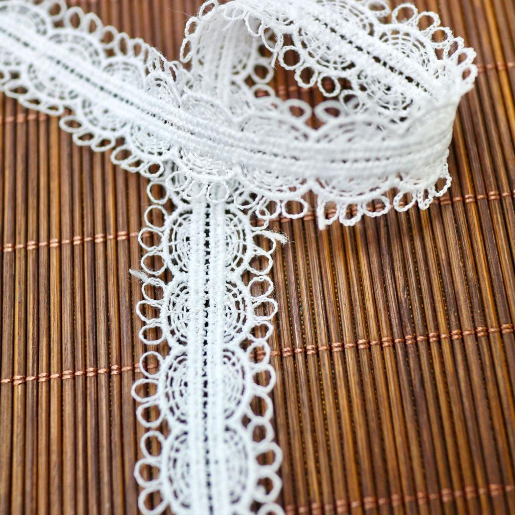 Single Strand Milk Silk White Semicircle Clothing Waist Decoration Lace Accessories Diy Handmade Accessories Need To Be Sewn And Fixed