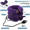 Foldable Cervical Traction Device Adjustable Neck Traction Pillow  Posture Correct