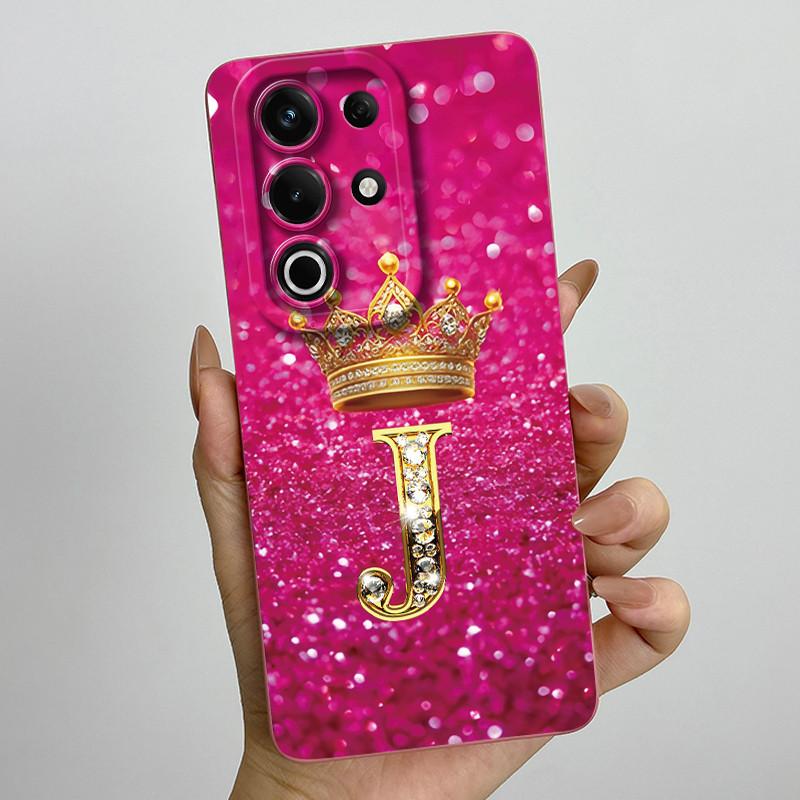 For itel S25 Ultra Case S686LN Luxury Crown Letters Matte Soft Silicone Protective Back Cover for ItelS25 S 25 Ultra 5G Fundas
