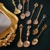 1PC Small Stylish Coffee Spoon Delicate Mixing Practical Creative Cute Sugar Spoon Compact Spoon Sleek
