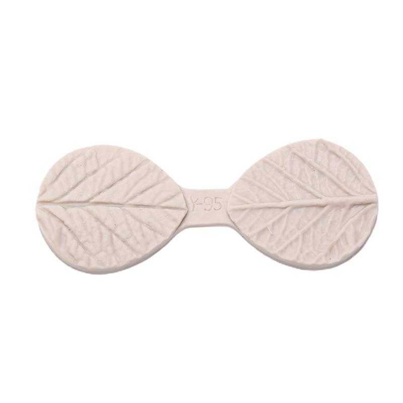 New Diy Cake Decorating Mold Double Leaf Veiner Silicone Cake Mold Decorating