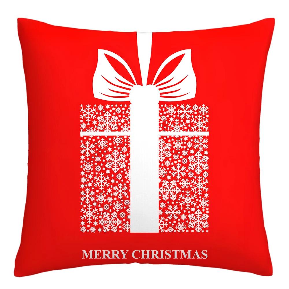 Nordic New Year pillowcase Christmas cushion cover 40x40 45x45 50x50 60x60 decorative pillowcase for living room home decore