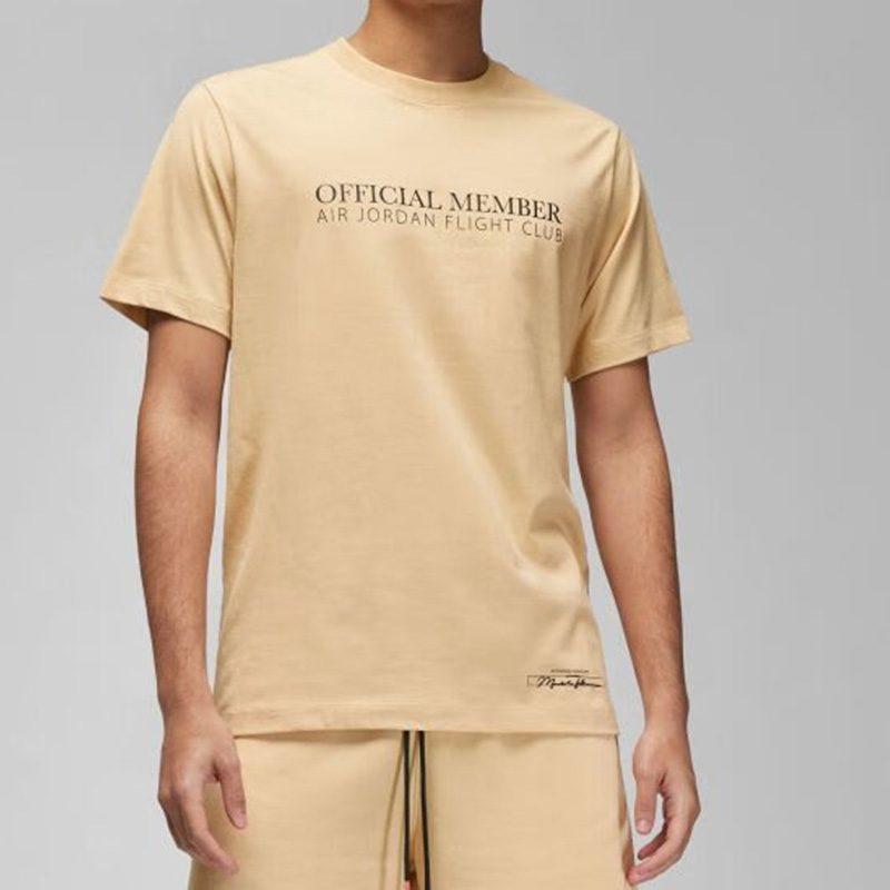 Jordan T Shirt Men's Sesame Brown DX9564-253