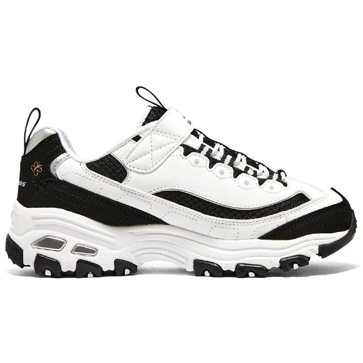 (GS) Skechers DLITES 1.0 'Black White' Kids' 319020L-BKW
