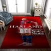 Haaland (126) Customize Text Floor Mat Suitable for Entryway Bedrooms Outdoor Decorate room Antislip Carpet Office home decor Gift for Festivals