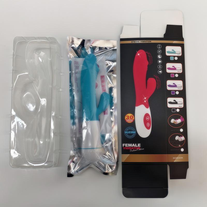 Silicone Dual G-Spot Vibrator with Variable Frequency Massage for Women