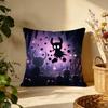 Stylish HHollow Knightes Cushion Cover Versatile DoubleSided Pillow Case Fit for Sofa Bed Car  Daily Decor