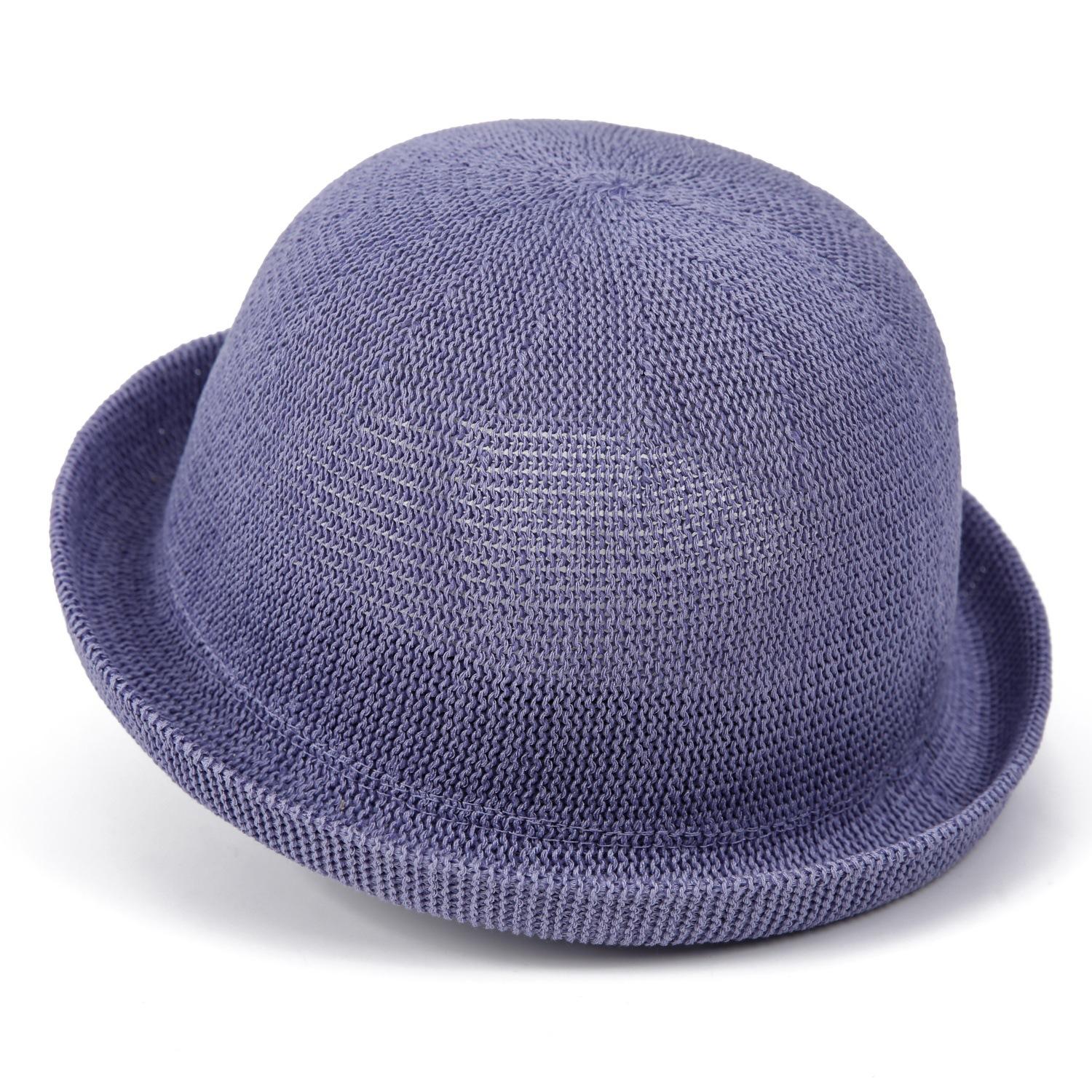 

Men s Classic Straw Bowler Hat women Summer Breathable Derby Cap Vintage Round Top beret Panama Hat female Casual Jazz Sunhats 56-58