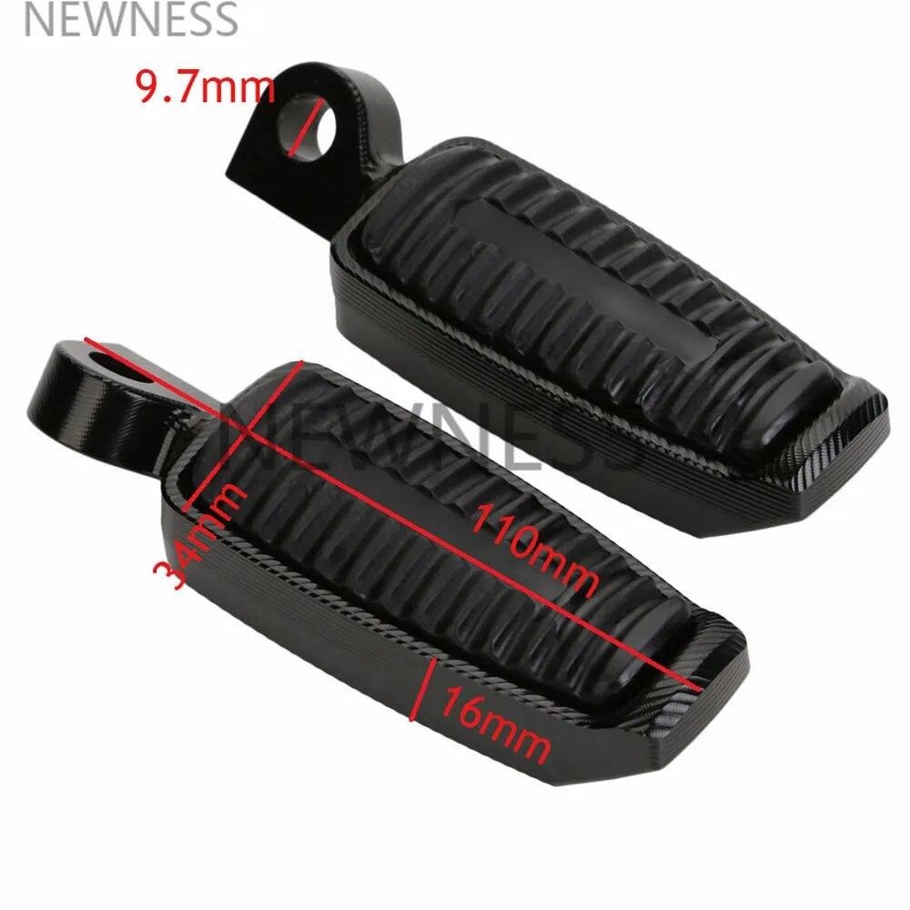 Stupačky 45 stupňů Černé stupačky motocyklu z hliníkové slitiny Vhodné pro Harley Sportster XL 883 XL1200 V-Rod Low Hugger Dyna Softa