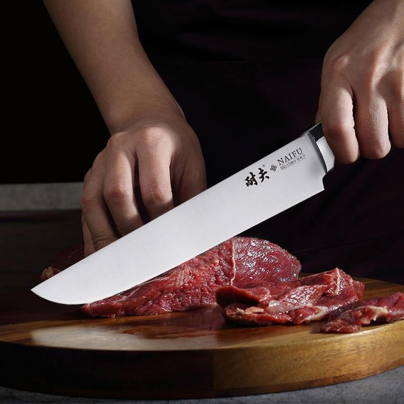 Stainless Steel Chef Knife Meat Cleaver Sharp Kitchen Knife Slicing Knife Cooking Tools