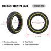 10x2.125 Solid Tyre Black Not Easy To Deform Rubber