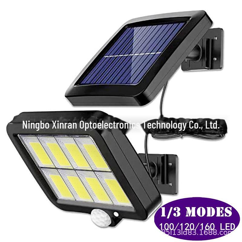 

Трансграничный солнечный сплит-индукционный уличный прожектор для сада, улицы, стены или гаража 160COB remote control