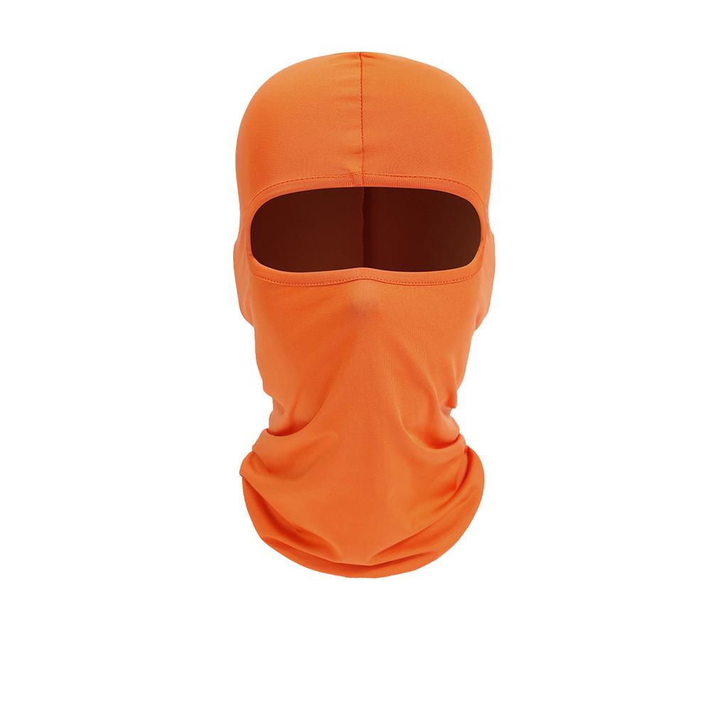 Outdoor cycling face mask, sun protection, breathable, single hole, brimless, men's and women's hooded balaclava hat