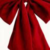 Christmas Bows For Tree Velvet Red Home Decor Large Bow Ornaments Christmas Tree Toppers For Party Indoor Outdoor Front Door
