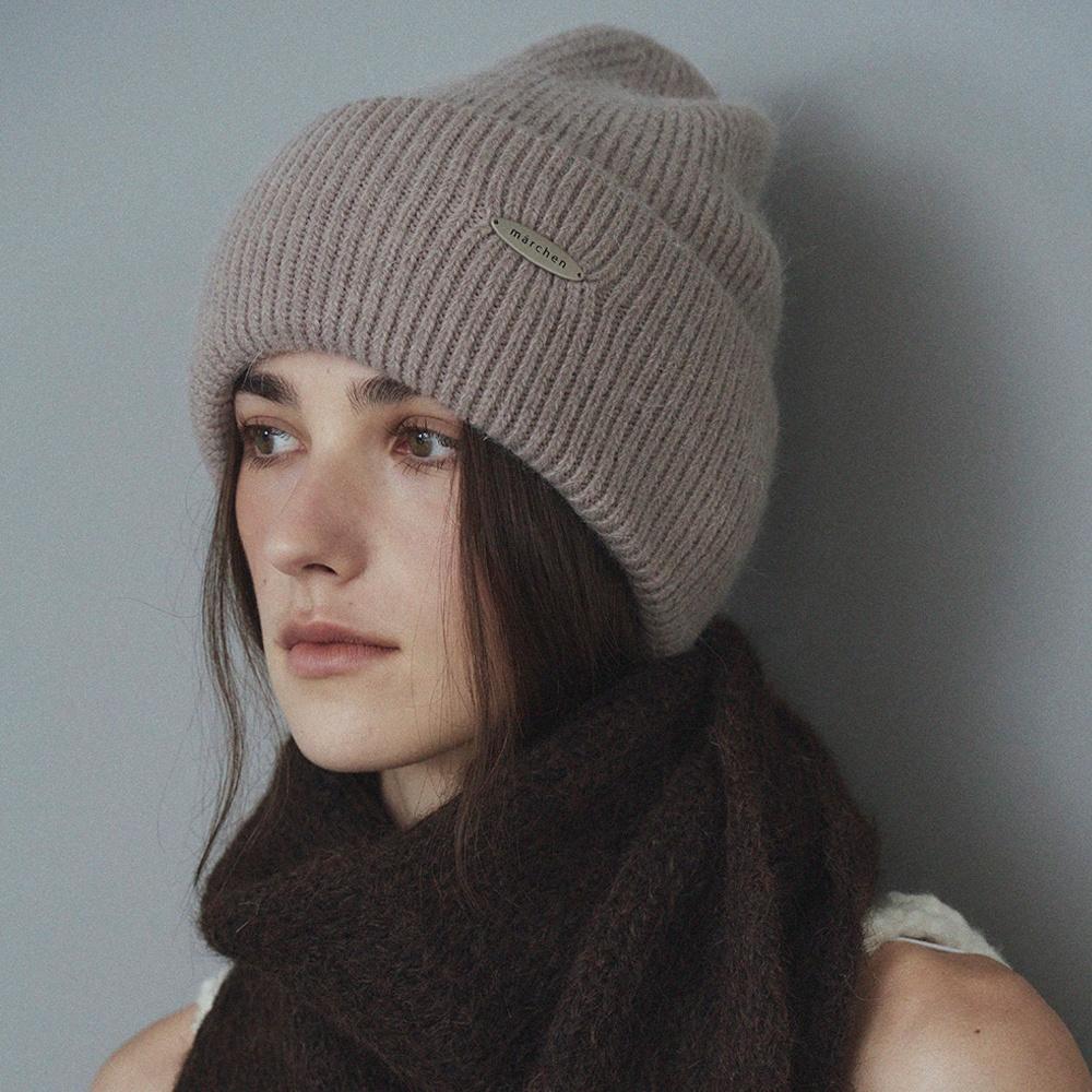 Meleuhen Unisex Angora Knit Beanie_9Color