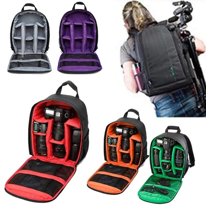 C-Convenient-Multi-Functional Digital Camera Backpack Bag Waterproof Outdoor Dslr Camera Bag Lens Pouch DSLR Camera Bag