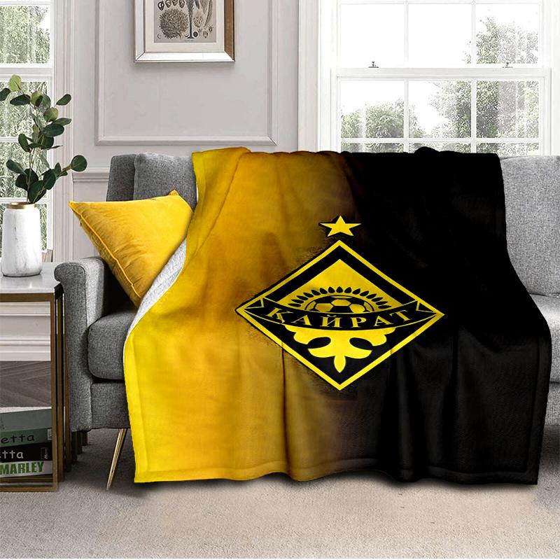 Yellow Black Kairat Blanket Lightweight Ideal Bedding Blanket Perfect for Travel, Camping, Living Rooms, Offices, Sofas, Fan Christmas gift