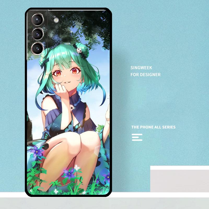 Uruha Rushia Hololive Girl Case For Samsung Galaxy S25 Ultra S20 S21 S22 S23 S24 Ultra S9 S10 Plus S25 FE Phone Cover