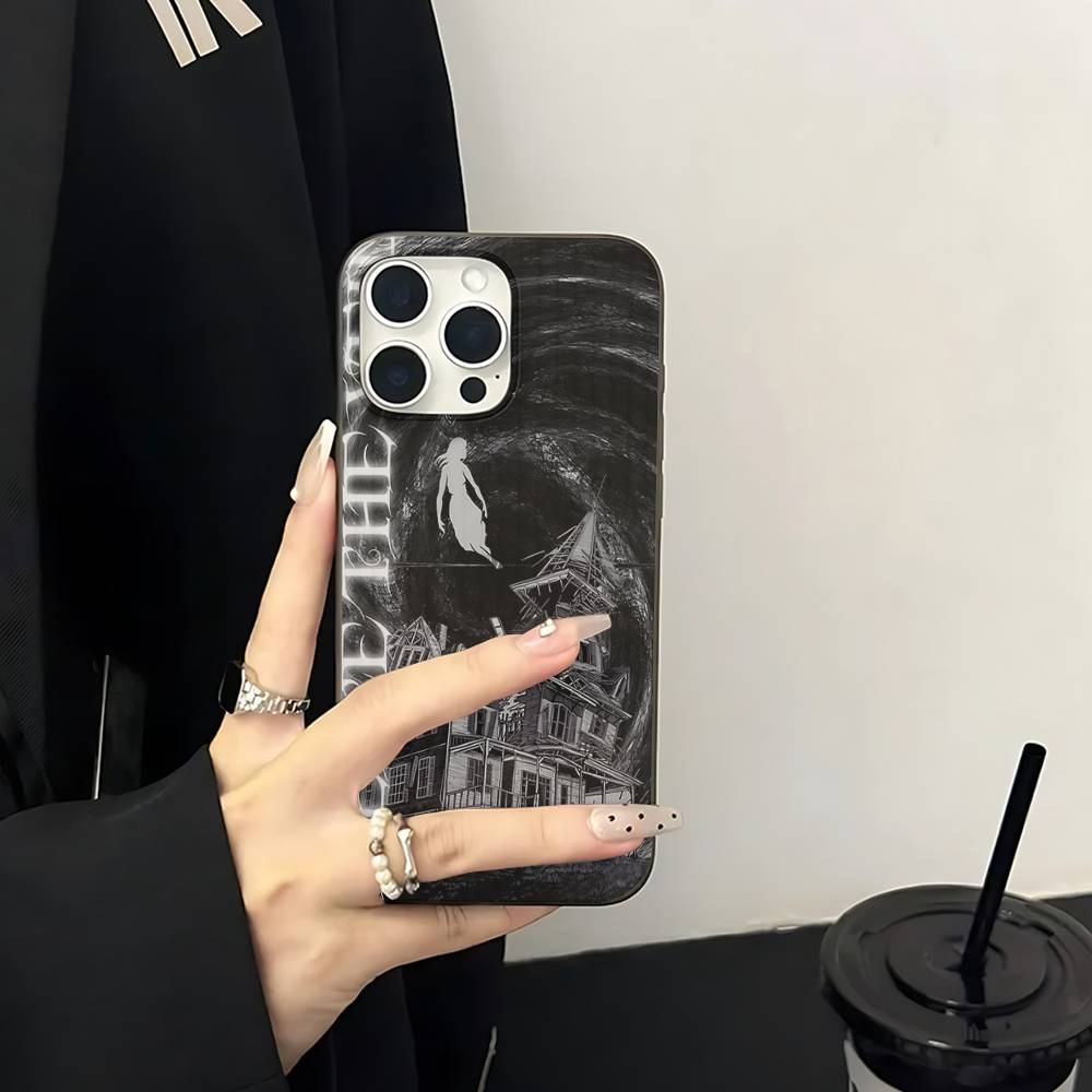 P-Pierce The Veil Band Phone Case Corrugated Pattern Phone Case For iPhone 17 Air 16  Plus Pro Max Matte Shockprooof Cover