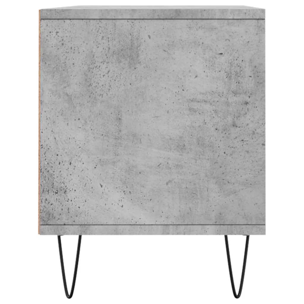 TV Cabinet Concrete Grey 100 x 34.5 x 44.5 cm Particleboard