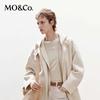 MO&Co. Women's Structured Faux Two-Piece Double-Faced Wool Coat
