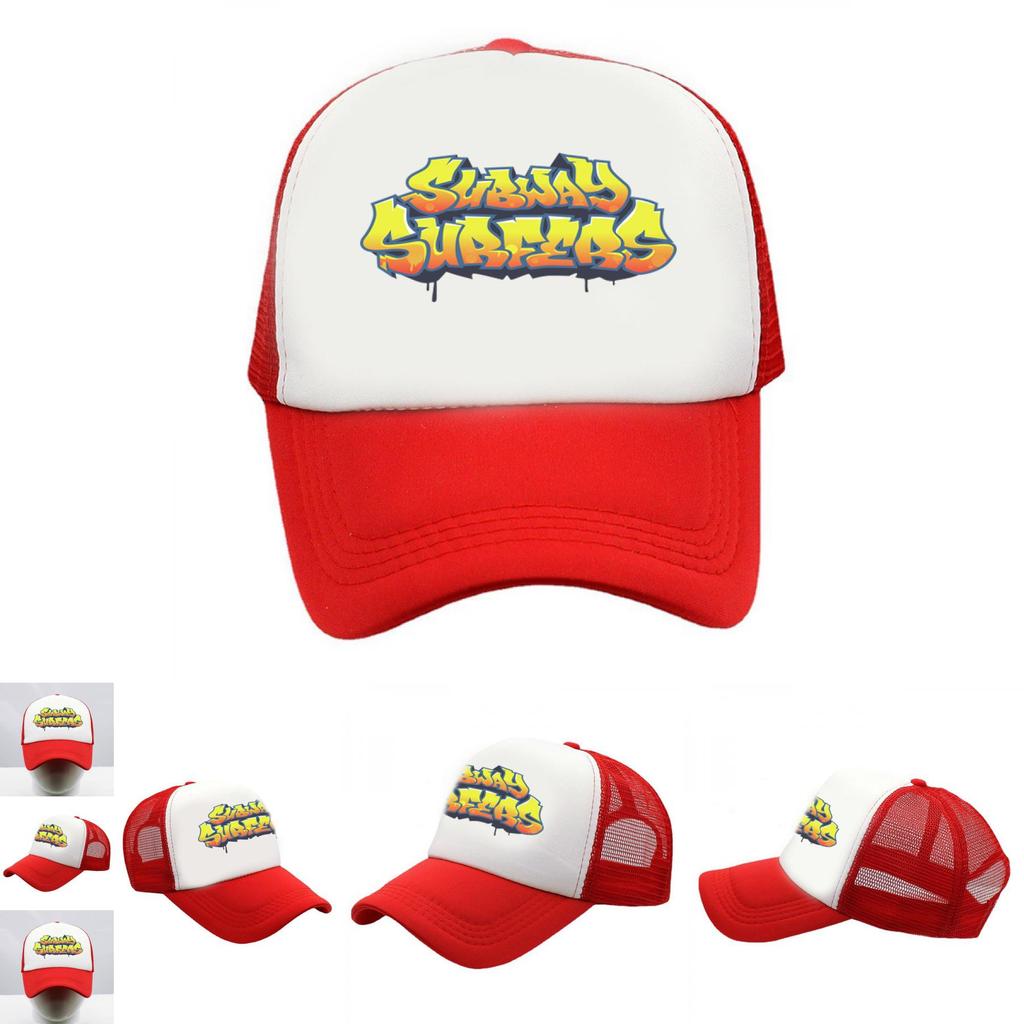 Boné de Beisebol Subway Surfers Proteção UV Respirável Unissex Chapéu de Verão ao Ar Livre Para Fãs