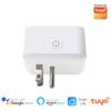 Tuya Smart Wifi Universal Socket 15A App Remote Control Eu Plug Universal Power Socket Works with Alexa Google Home