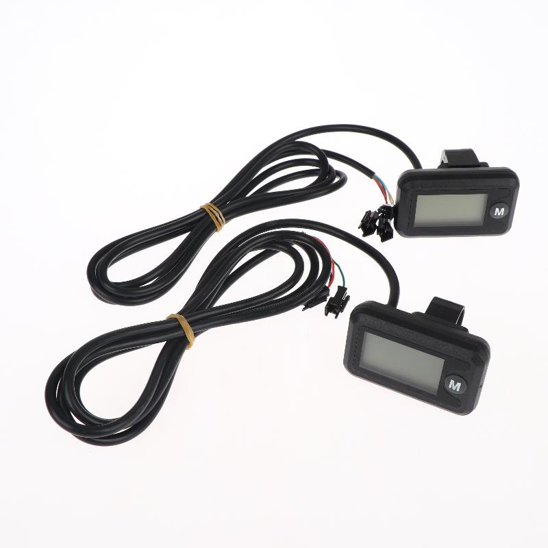 48V Elektrická koloběžka LCD displej Tachometr Počítadlo kilometrů Rychlost Napětí Indikátor Pro úpravu kola Příslušenství