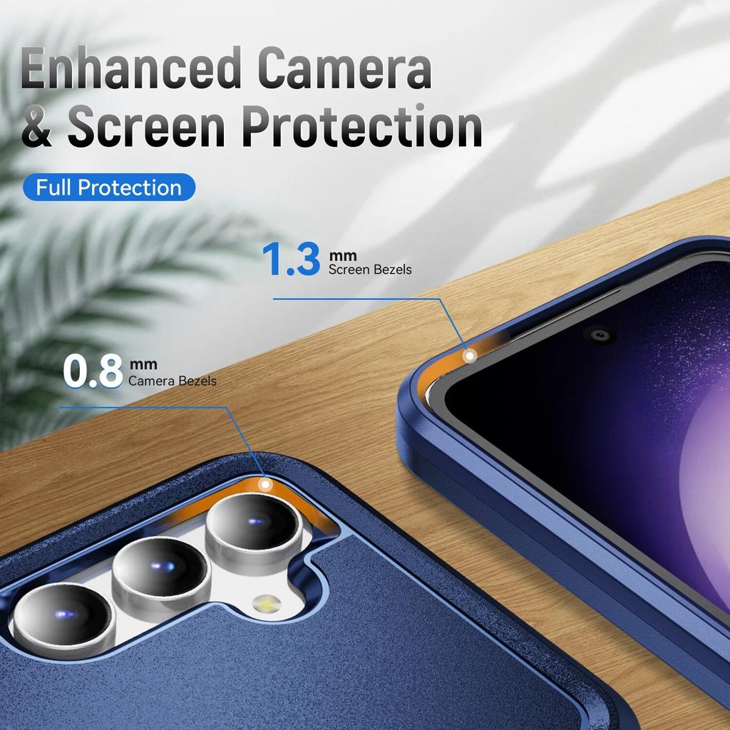 Shockproof Back Cover Armor Case for Samsung Galaxy S23 FE 5G S22 Ultra S21 Plus S20 FE S23 Ultra S 23 22 21 Non-Slip Phone Bag