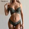 DKGEA Mode Push-Up Bh Sexy Frauen Spitze Unterwäsche Set