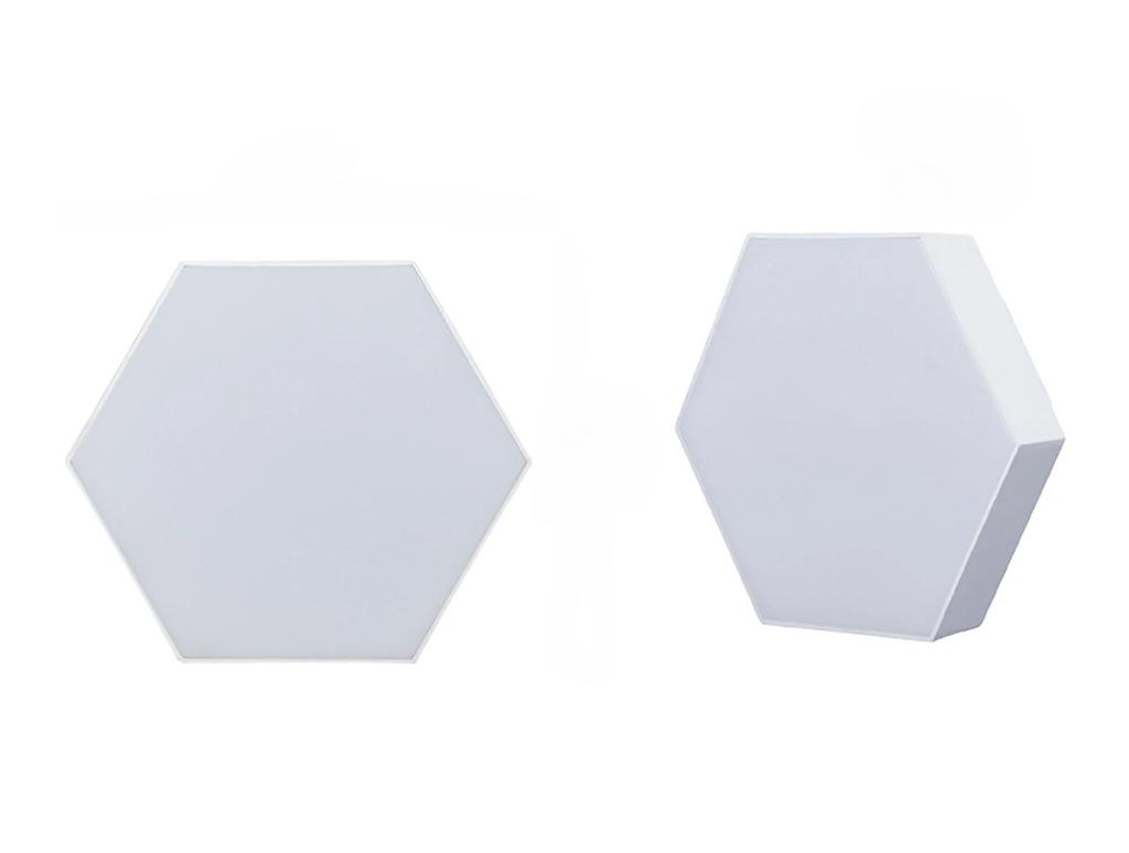 Hexagonal Touch LED Wall Light - Neutral White Night Light Energy-Saving 6-Pack