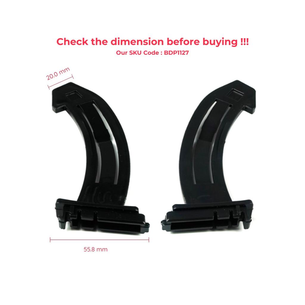 BDP1127 Glove Box Mount Frame Hinge Pivot Joint Holder Retainer Hook Black 5114275 for Opel Vauxhall Holden Astra G Zafira A