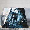 Metroids Hero Game Samus Blanket Wool Funny Warm Throw Blankets for Bed Sofa Spring Autumn