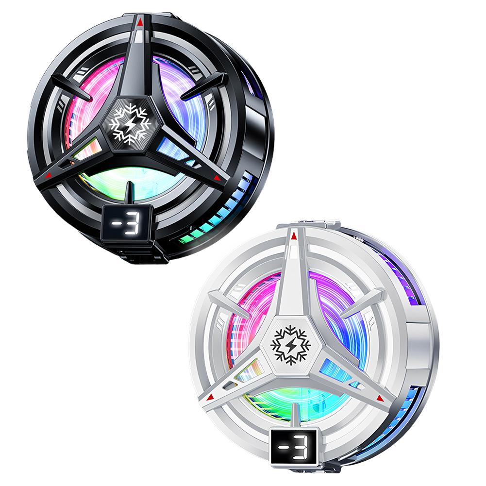 2-in-1 Magnetischer/Rückseiten-Clip Handy Halbleiter-Kühlungsradiator Schnelle Kühlung Handykühler für Android iPhone