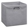 5five - Fabric Basket 31x31cm "mix N Modul" Light Grey Mottled
