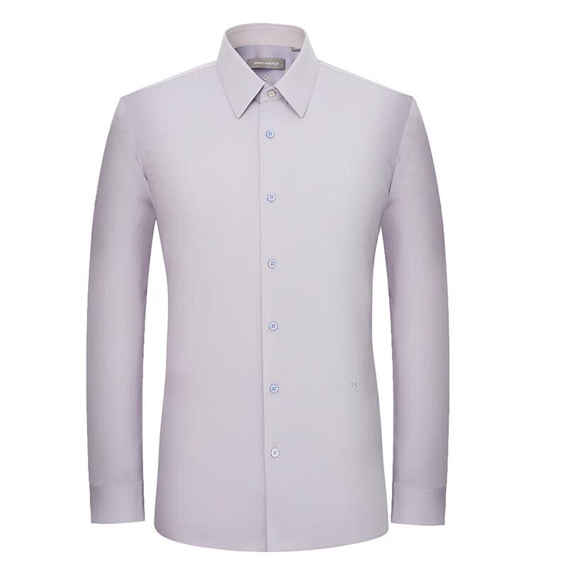 Baoxiniao Men's Slim-fit Point Collar Long Sleeve Shirt EBC243213U