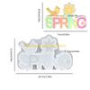 F26C Easter Letter Silicone Molds for Resin Casting and Making Soap Chocolate