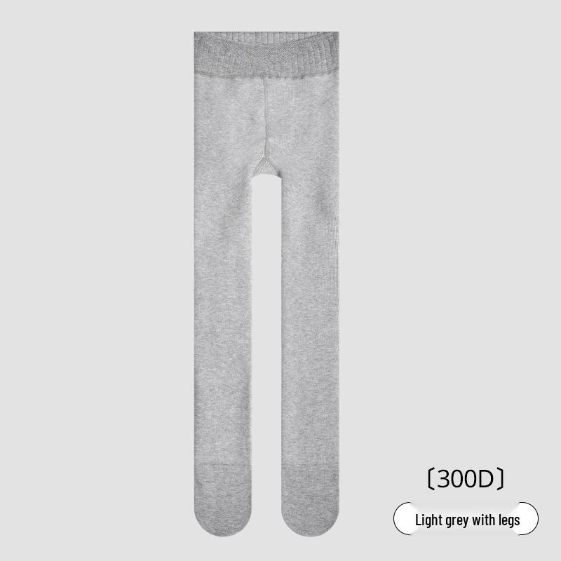 Women's Black Fleece-Lined Pantyhose: Thick, Slimming, Hip-Lifting Leggings for Autumn/Winter