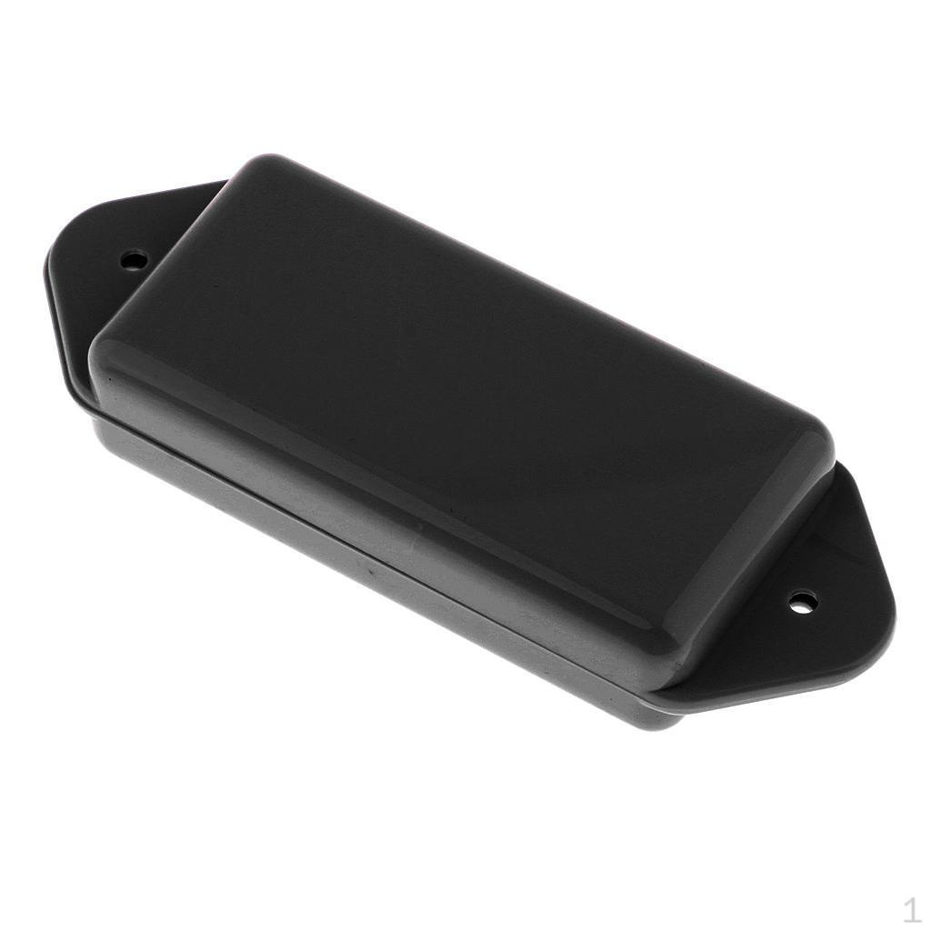 2PCS P90 Guitar Pickup Covers Dog-ear for Musical Instruments Black