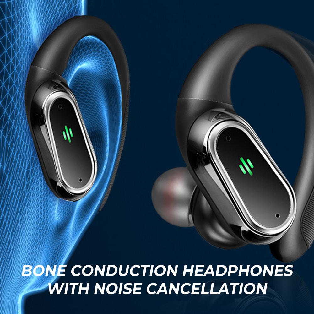 Wireless Earbuds, Bluetooth 5.4 Headphones Sport, 50Hrs HiFi Stereo Deep Bass Over-Ear Buds with ENC Noise Cancelling Mic, IP7 Waterproof