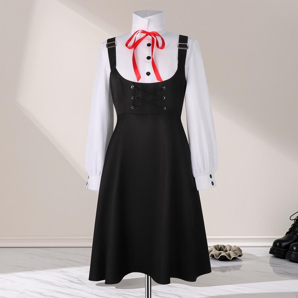Supernatural Action Team Mia Cosplay Dress With Polyester Fabric For Anime Game Role Play