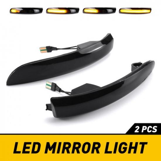 

Smoked Sequential Kuga / Fit Ford Escape 13-18 Turn LED All Signal Mirror Lights