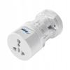 Adapter podróżny AC Akyga AK-AD-61 worldwide biały