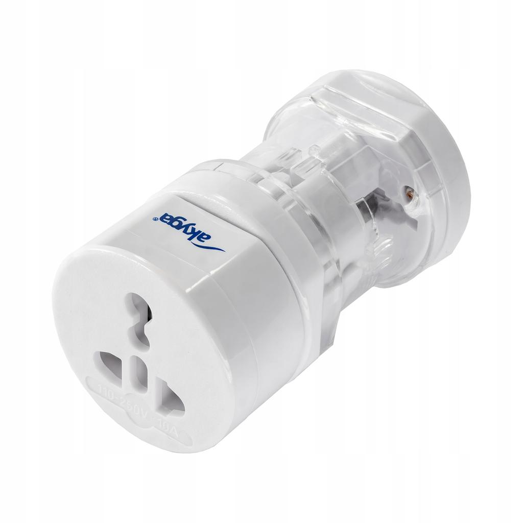 Adapter podróżny AC Akyga AK-AD-61 worldwide biały