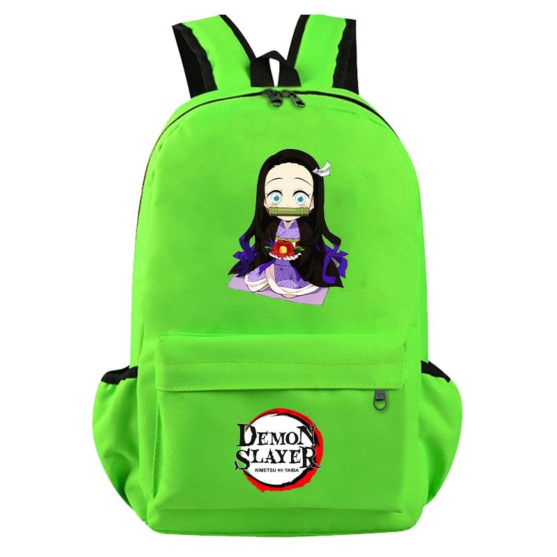 Anime Demon Slayer Backpack for Boy Girl Back To School Bag Large Capacity Backpack Bookbag for Kid Men Women Travel Bag Mochila