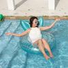 Baxia 110cm Mermaid Tail Inflatable Swim Ring Lifebuoy for Adults