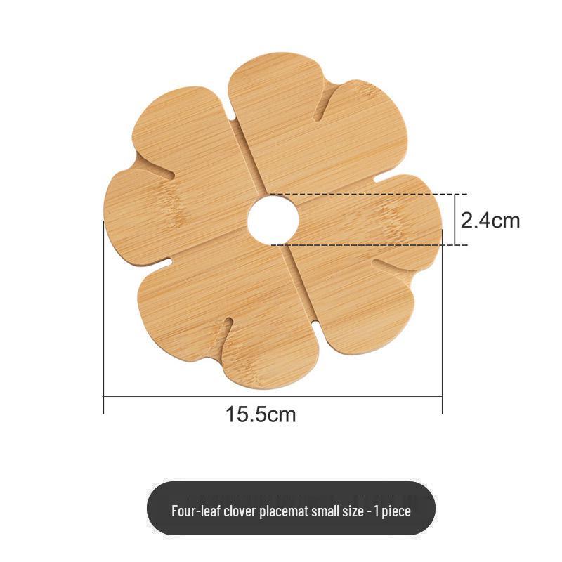 In Stock Heat-Resistant Clover Coaster Placemat for Dining Table