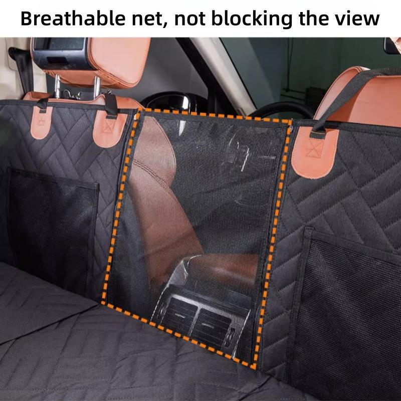 Car Pet Mat Universal In All Seasons Multipurpose Waterproof Dog Travel Hammock Large Space Rear Seat Hard Board Car Dog Bed